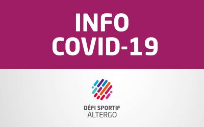 COVID-19 : Status of the 37e Défi sportif AlterGo