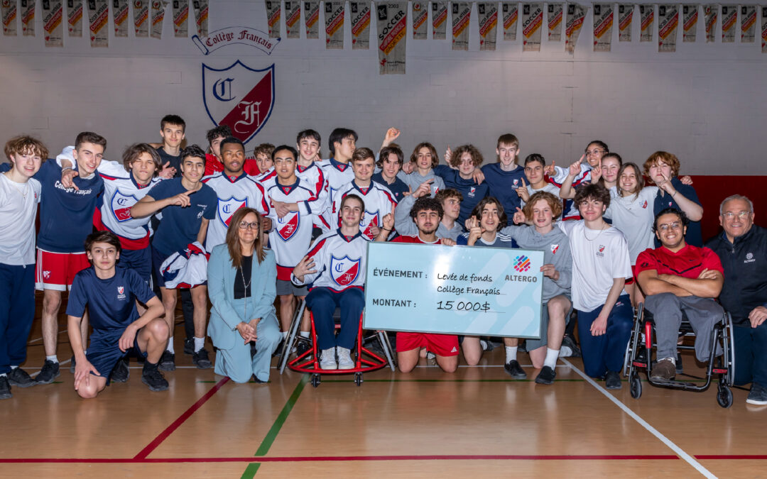 Les élèves du Collège Français amassent 15 000 $ pour le Défi sportif AlterGo
