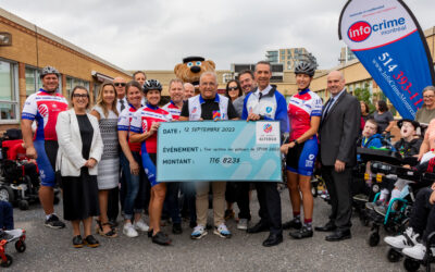 Le Tour cycliste des policiers du SPVM amasse plus de 116 000$ pour le Défi sportif AlterGo!