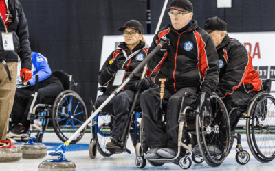 Les premières pierres sont lancées au curling en fauteuil roulant