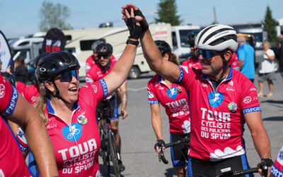 Les policiers et policières du SPVM réussissent leur 29e Tour cycliste!