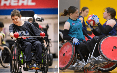 Des compétitions de boccia et un moment historique
